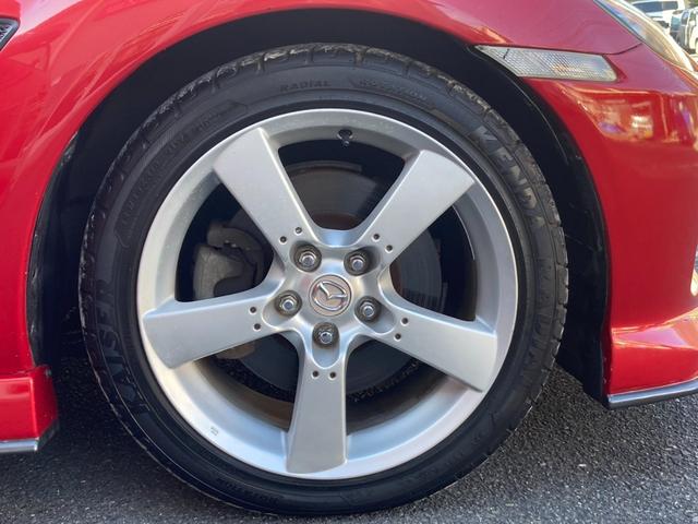 ＲＸ－８ タイプＳ　圧縮想定済み／マツダスピードＦバンパー／マツダスピードサイドステップ／マツダスピードＲバンパー／純正色全塗装／エンジン純正／（35枚目）