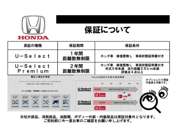 1.5 ホンダ認定中古車 距離数無制限保証2年付き 禁煙車 ワンオーナー 衝突軽減ブレーキ 渋滞追従機能 純正7インチナビ 純正18インチAW ETC2.0 運転席助手席電動シート LEDヘッドライト(44枚目)