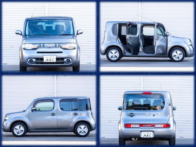 キューブ １５Ｘ　全国対応１年保証　スマートキー　プッシュスタート　ナビ　バックカメラ　Ｂｌｕｅｔｏｏｔｈ　ＥＴＣ車載器　マニュアルエアコン　電動格納ミラー　アイドリングストップ　スペアタイヤ　ＰＳ　ＰＷ（5枚目）
