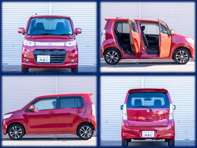 ワゴンＲスティングレー Ｔ　全国対応１年保証　車検２年　スマートキー　プッシュスタート　パドルシフト　インタークーラーターボ　オートエアコン　オートライト　電動格納ミラー　助手席アンダーボックス　純正１５インチアルミ（5枚目）