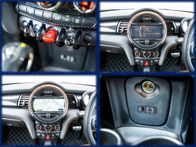 ＭＩＮＩ クーパーＳ　クーパーＳ　ツートンカラー　ローダウン　社外アルミ　スマートキー　純正ナビ　Ｂｌｕｅｔｏｏｔｈ　ＭＩＮＩドライビングモード　シートカバー　ステアリングスイッチ　オートエアコン　電動格納ミラー（15枚目）