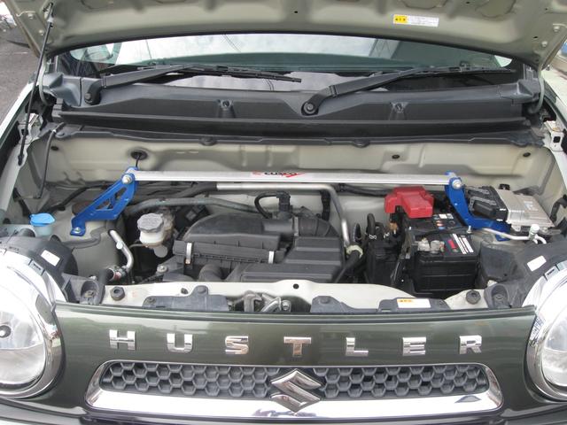 ハスラー G レーダーブレーキサポート・フルセグTV・ナビ・バックカメラ・ETC・Bluetooth・CD・DVD再生・前席シートヒーター・スマートキー・オートエアコン・電動格納ドアミラー・社外LEDヘッドライト(17枚目)