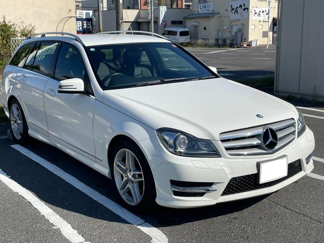 Cクラスステーションワゴン C200ブルーエフィシェンシーワゴンアバンG ハーフレザーシート 純正ナビ バックカメラ キーレス2本 ルーフレール(2枚目)