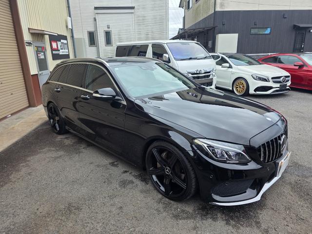 Ｃクラスステーションワゴン Ｃ２００　ステーションワゴン　スポーツ本革仕様　エクスクルーシブパッケージ　エアバランスパッケージ　リアエアサス新品　１９ＡＷ（5枚目）