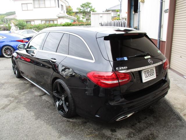 Ｃクラスステーションワゴン Ｃ２００　ステーションワゴン　スポーツ本革仕様　エクスクルーシブパッケージ　エアバランスパッケージ　リアエアサス新品　１９ＡＷ（44枚目）