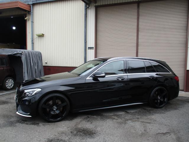 Ｃクラスステーションワゴン Ｃ２００　ステーションワゴン　スポーツ本革仕様　エクスクルーシブパッケージ　エアバランスパッケージ　リアエアサス新品　１９ＡＷ（45枚目）