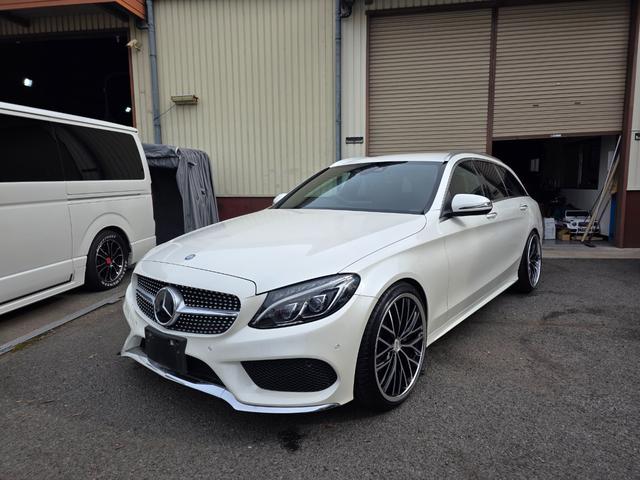 Ｃクラスステーションワゴン Ｃ２００　ステーションワゴン　スポーツ本革仕様　赤革　社外２０ＡＷ　エアバランスパッケージ（2枚目）