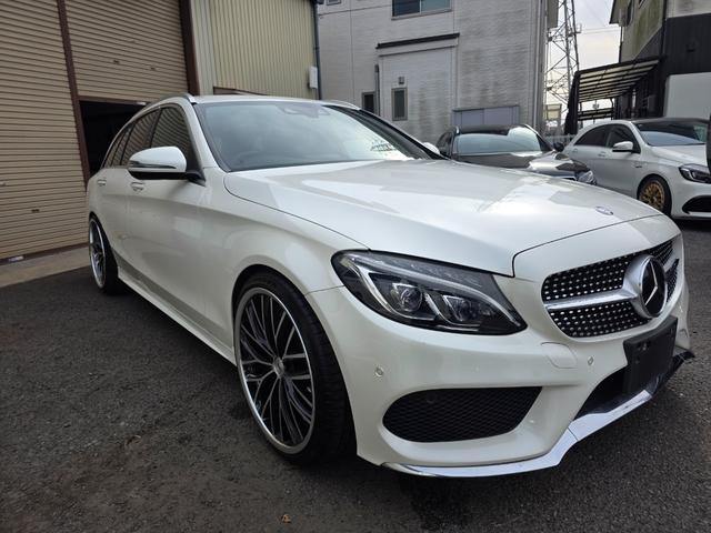 Ｃクラスステーションワゴン Ｃ２００　ステーションワゴン　スポーツ本革仕様　赤革　社外２０ＡＷ　エアバランスパッケージ（4枚目）