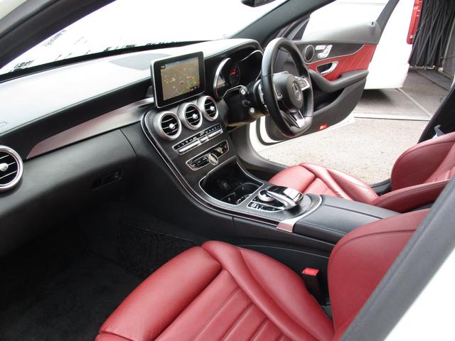 Ｃクラスステーションワゴン Ｃ２００　ステーションワゴン　スポーツ本革仕様　赤革　社外２０ＡＷ　エアバランスパッケージ（30枚目）