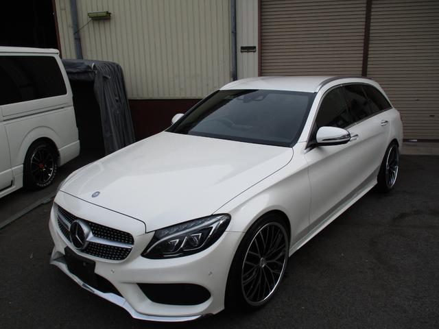 Ｃクラスステーションワゴン Ｃ２００　ステーションワゴン　スポーツ本革仕様　赤革　社外２０ＡＷ　エアバランスパッケージ（41枚目）