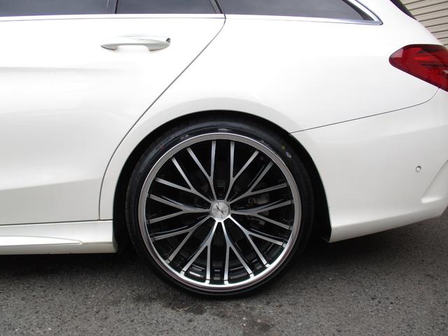 Ｃクラスステーションワゴン Ｃ２００　ステーションワゴン　スポーツ本革仕様　赤革　社外２０ＡＷ　エアバランスパッケージ（55枚目）