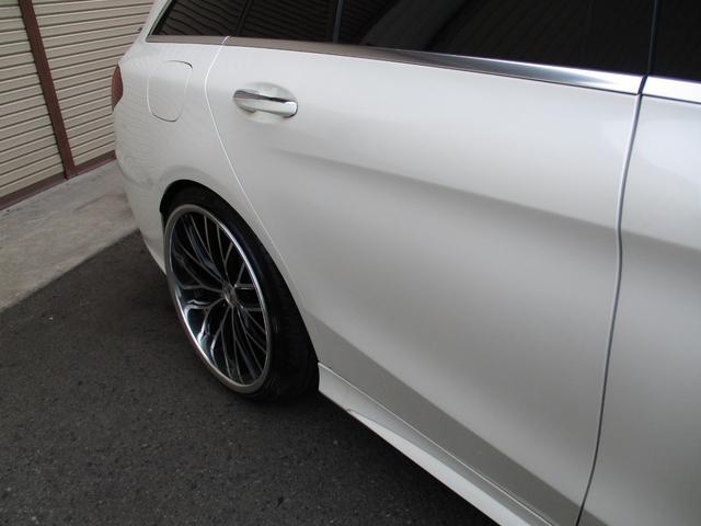 Ｃクラスステーションワゴン Ｃ２００　ステーションワゴン　スポーツ本革仕様　赤革　社外２０ＡＷ　エアバランスパッケージ（61枚目）