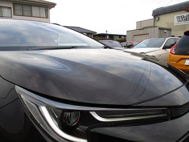 カローラツーリング ダブルバイビー 車高調 ワーク17AW 白革シート 社外ナビ(13枚目)
