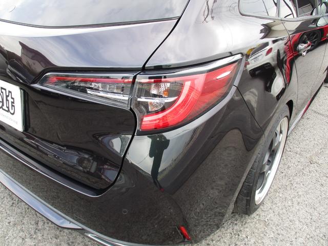 カローラツーリング ダブルバイビー 車高調 ワーク17AW 白革シート 社外ナビ(17枚目)