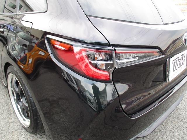 カローラツーリング ダブルバイビー 車高調 ワーク17AW 白革シート 社外ナビ(18枚目)