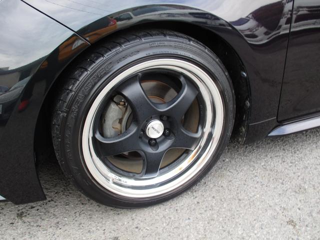 カローラツーリング ダブルバイビー 車高調 ワーク17AW 白革シート 社外ナビ(23枚目)