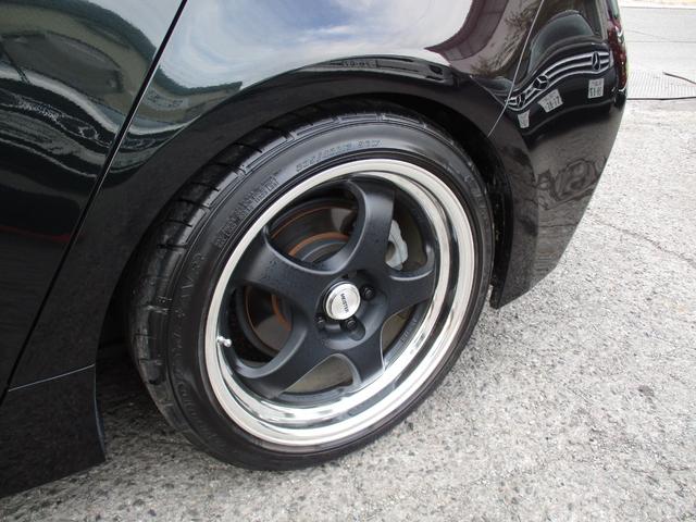 カローラツーリング ダブルバイビー 車高調 ワーク17AW 白革シート 社外ナビ(24枚目)