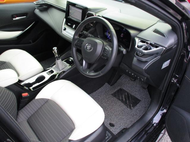 カローラツーリング ダブルバイビー 車高調 ワーク17AW 白革シート 社外ナビ(35枚目)