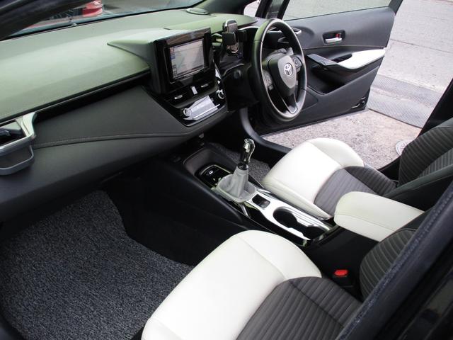 カローラツーリング ダブルバイビー 車高調 ワーク17AW 白革シート 社外ナビ(53枚目)