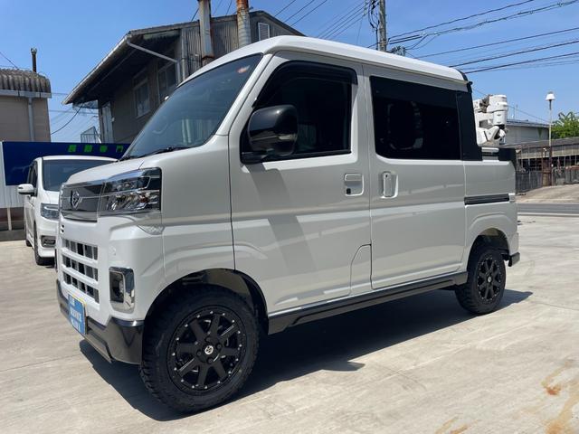 アトレー アトレーデッキバン　４ＷＤ　ターボ　オートマ　３０ｍｍリフトアップキット　ＴＯＹＯオープンカントリー新品　純正９インチディスプレイオーディオ　ＨＤＭＩ　ＵＳＢソケット　バックカメラ　スマートインナーミラー　両側電スラ（5枚目）