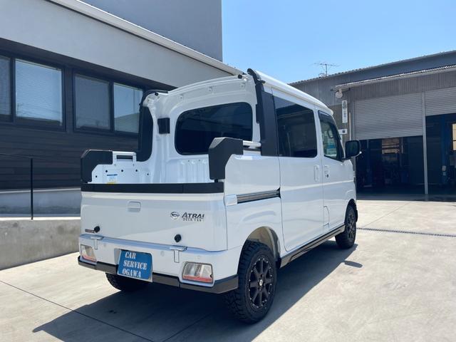 アトレー アトレーデッキバン　４ＷＤ　ターボ　オートマ　３０ｍｍリフトアップキット　ＴＯＹＯオープンカントリー新品　純正９インチディスプレイオーディオ　ＨＤＭＩ　ＵＳＢソケット　バックカメラ　スマートインナーミラー　両側電スラ（7枚目）