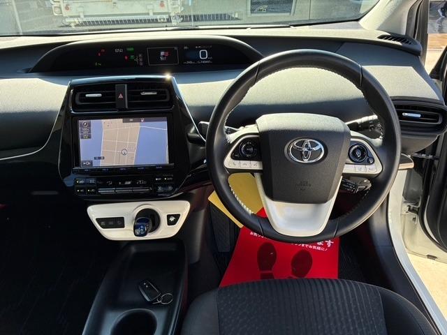 プリウス Sセーフティプラス 純正9インチナビ バックカメラ レーダークルーズコントロール クリアランスソナー ETC ドライブレコーダー LEDヘッドランプ LEDフォグランプ(12枚目)