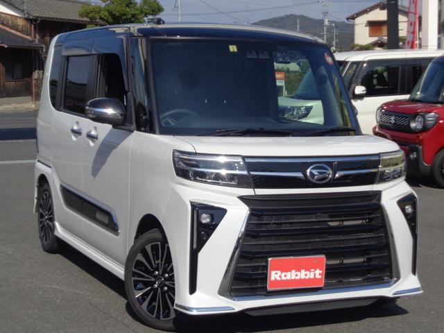 タント カスタムRS 純正10インチナビ/パノラマモニター/サイドガーニッシュ/LEDヘッドライト/両側電動スライドドア/前席シートヒーター/クリアランスソナー/Aストップ/Bluetooth接続/スマートキー2個(4枚目)