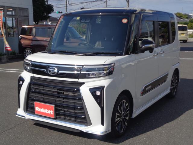 タント カスタムRS 純正10インチナビ/パノラマモニター/サイドガーニッシュ/LEDヘッドライト/両側電動スライドドア/前席シートヒーター/クリアランスソナー/Aストップ/Bluetooth接続/スマートキー2個(6枚目)