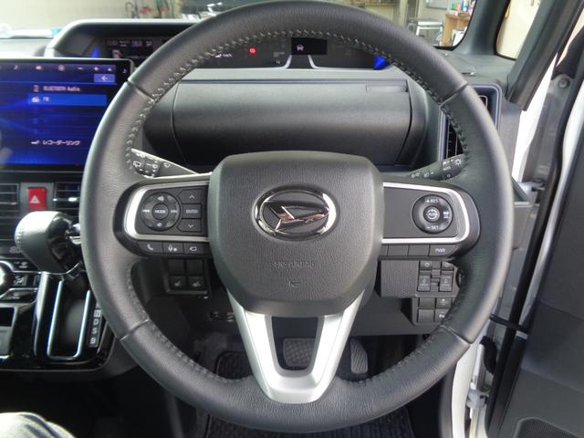 タント カスタムRS 純正10インチナビ/パノラマモニター/サイドガーニッシュ/LEDヘッドライト/両側電動スライドドア/前席シートヒーター/クリアランスソナー/Aストップ/Bluetooth接続/スマートキー2個(34枚目)