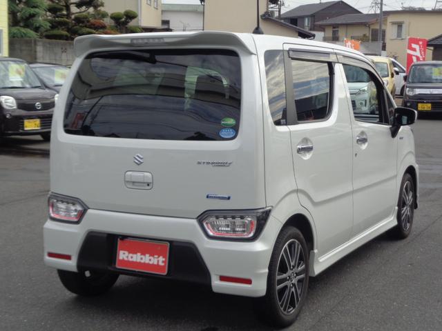 ワゴンＲスティングレー ハイブリッドＴ　スマートキー／プッシュスタート／社外ナビ／フルセグ／バックカメラ／ＬＥＤヘッドライト／ブレーキサポート／アイドリングストップ／シートヒーター／ＥＴＣ／（10枚目）