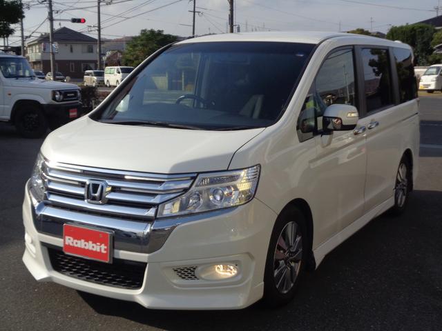 ステップワゴンスパーダ Ｚ　インターナビセレクション　走行無制限１年保証／メーカーＨＤＤナビ／フルセグＴＶ／バックカメラ／ＵＳＢ／後席フリップダウンモニター／ＨＩＤヘッドライト／純正フォグライト／両側パワスラ／ドラレコ／ＥＴＣ／ローダウン／ワンオーナー（6枚目）