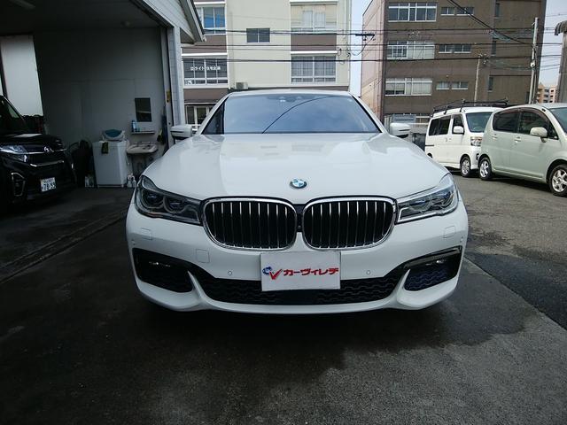 ７シリーズ ７５０Ｌｉ　Ｍスポーツ　純正ナビフルセグ　全周囲カメラ　黒革パワーシートヒーター＆ベンチレーター　カーボンコア　サンルーフ　クルーズコントロール　後席モニター２個　電動リアサンシェード　パワートランク　革巻きステアリング（2枚目）