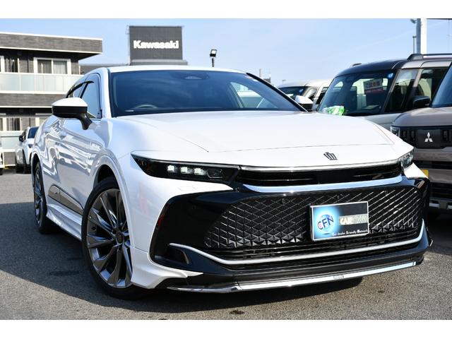 クラウンクロスオーバー Gアドバンスド・レザーパッケージ モデリスタエアロ(フロント・サイド・リア)パノラミックビューモニター ヘッドアップディスプレー デジタルインナーミラー ブラインドスポットモニター パワーバックドア シートヒーター ワンオーナー(49枚目)