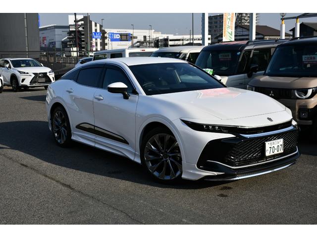 クラウンクロスオーバー Gアドバンスド・レザーパッケージ モデリスタエアロ(フロント・サイド・リア)パノラミックビューモニター ヘッドアップディスプレー デジタルインナーミラー ブラインドスポットモニター パワーバックドア シートヒーター ワンオーナー(71枚目)