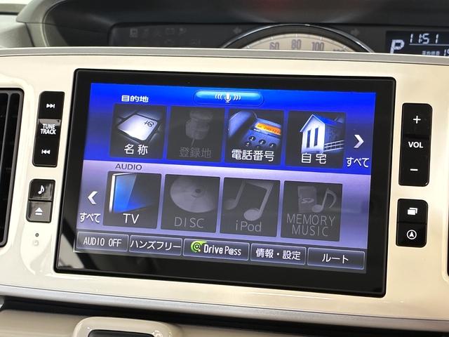 ムーヴキャンバス Ｇメイクアップ　ＳＡＩＩＩ　純正ＳＤナビ　フルセグ　ＤＶＤ可　スマートアシスト３　バックカメラ　両側パワースライド　ＬＥＤヘッドライト　フォグランプ　リアコーナーセンサー　ＥＴＣ　ドラレコ　純正フロアマット　Ｍｏｐ特別塗装色（5枚目）