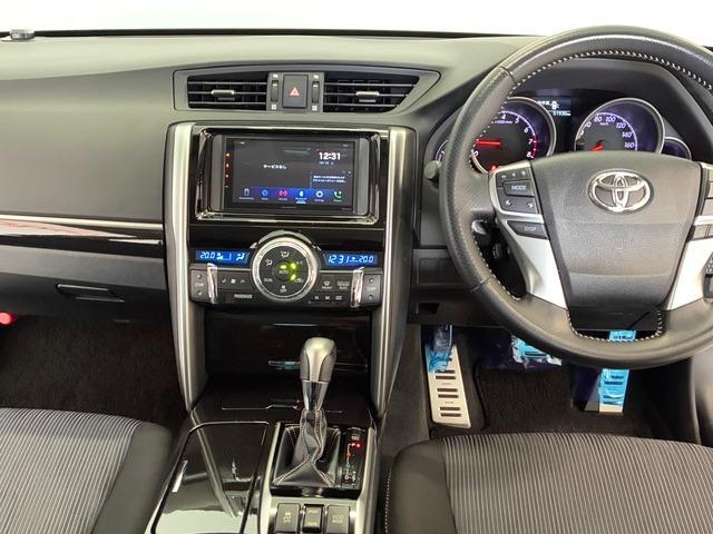 マークＸ ２５０Ｓ　ｃａｒｒｏｚｚｅｒｉａディスプレイオーディオ　ＭＯＤＥＬＬＩＳＴＡエアロ　ＢＬＩＴＺ車高調　ＷＯＲＫ１９インチアルミ　前後ドライブレコーダー　前席シートヒーター／パワーシート　ＬＥＤヘッドライト（18枚目）