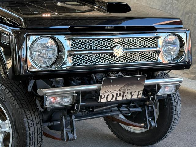 ジムニー HC 全塗装済み V-JA11V改 5MT ターボ 4WD リフトアップ オーバーフェンダー 社外マフラー タニグチリアシートスライドレール MOMOステアリング 社外アルミ 社外足回り 社外シート ETC(13枚目)