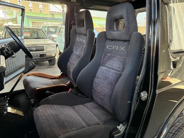 ジムニー HC 全塗装済み V-JA11V改 5MT ターボ 4WD リフトアップ オーバーフェンダー 社外マフラー タニグチリアシートスライドレール MOMOステアリング 社外アルミ 社外足回り 社外シート ETC(32枚目)