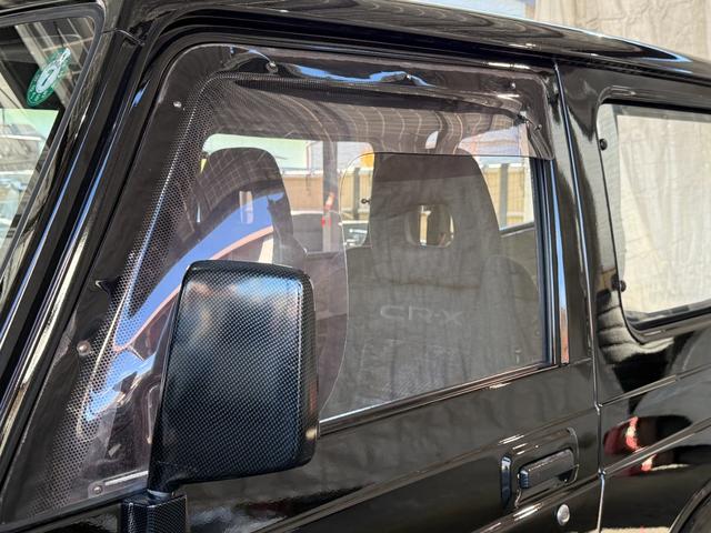 ジムニー HC 全塗装済み V-JA11V改 5MT ターボ 4WD リフトアップ オーバーフェンダー 社外マフラー タニグチリアシートスライドレール MOMOステアリング 社外アルミ 社外足回り 社外シート ETC(33枚目)