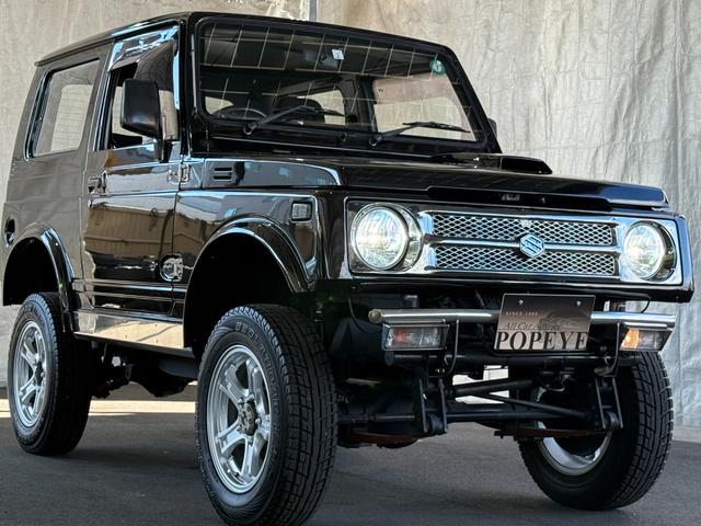 ジムニー HC 全塗装済み V-JA11V改 5MT ターボ 4WD リフトアップ オーバーフェンダー 社外マフラー タニグチリアシートスライドレール MOMOステアリング 社外アルミ 社外足回り 社外シート ETC(74枚目)