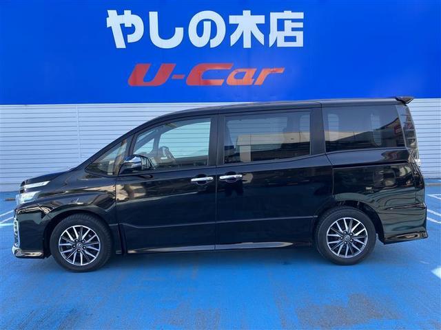 ヴォクシー ZS 煌 フルセグ メモリーナビ DVD再生 後席モニター バックカメラ 衝突被害軽減システム ETC 両側電動スライド LEDヘッドランプ 乗車定員7人 3列シート 記録簿 アイドリングストップ(2枚目)