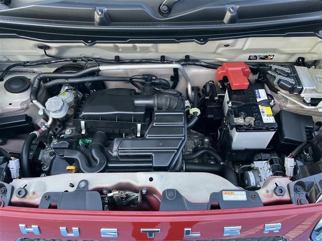 ハスラー Jスタイル フルセグ メモリーナビ DVD再生 衝突被害軽減システム ETC HIDヘッドライト 記録簿 アイドリングストップ(21枚目)