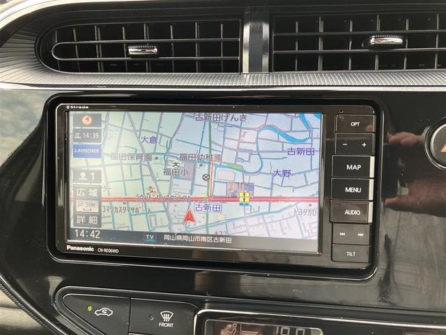 アクア Ｓスタイルブラック　フルセグ　メモリーナビ　ＤＶＤ再生　バックカメラ　衝突被害軽減システム　ＥＴＣ　ＬＥＤヘッドランプ　記録簿（8枚目）