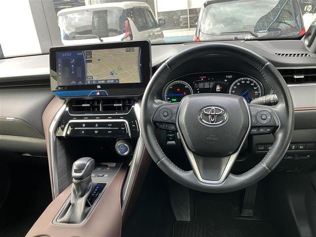 ハリアーハイブリッド Z レザーパッケージ 革シート フルセグ メモリーナビ バックカメラ 衝突被害軽減システム ETC ドラレコ LEDヘッドランプ 記録簿(4枚目)