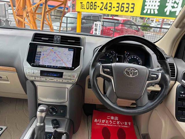 ランドクルーザープラド ＴＸ　Ｌパッケージ　４ＷＤ　ＥＴＣ　バックカメラ　クリアランスソナー　オートクルーズコントロール　レーンアシスト　パワーシート　衝突被害軽減システム　サンルーフ　ナビ　オートマチックハイビーム　ＬＥＤヘッドランプ（2枚目）