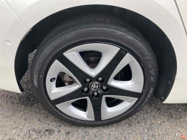 プリウス Ａ　ＥＴＣ　クリアランスソナー　レーンアシスト　オートクルーズコントロール　パークアシスト　衝突被害軽減システム　バックカメラ　ナビ　ＴＶ　アルミホイール　オートマチックハイビーム　オートライト（20枚目）