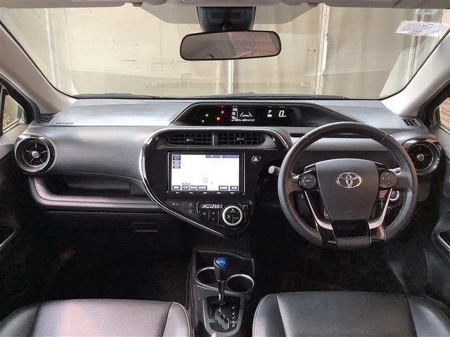 アクア Ｇソフトレザーセレクション　トヨタ認定中古車　フルセグ　メモリーナビ　ＤＶＤ再生　Ｂｌｕｅｔｏｏｔｈ接続　ミュージックプレイヤー接続可　バックカメラ　衝突被害軽減システム　ＬＥＤヘッドランプ　ワンオーナー（5枚目）