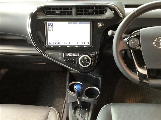 アクア Ｇソフトレザーセレクション　トヨタ認定中古車　フルセグ　メモリーナビ　ＤＶＤ再生　Ｂｌｕｅｔｏｏｔｈ接続　ミュージックプレイヤー接続可　バックカメラ　衝突被害軽減システム　ＬＥＤヘッドランプ　ワンオーナー（10枚目）