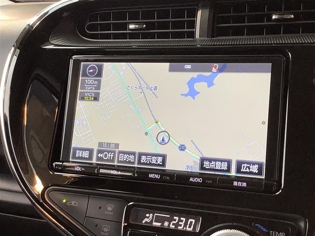 アクア Ｇソフトレザーセレクション　トヨタ認定中古車　フルセグ　メモリーナビ　ＤＶＤ再生　Ｂｌｕｅｔｏｏｔｈ接続　ミュージックプレイヤー接続可　バックカメラ　衝突被害軽減システム　ＬＥＤヘッドランプ　ワンオーナー（12枚目）
