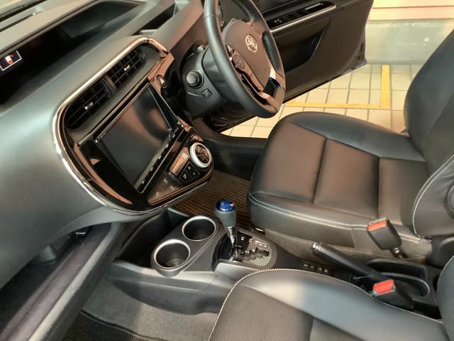 アクア Ｇソフトレザーセレクション　トヨタ認定中古車　フルセグ　メモリーナビ　ＤＶＤ再生　Ｂｌｕｅｔｏｏｔｈ接続　ミュージックプレイヤー接続可　バックカメラ　衝突被害軽減システム　ＬＥＤヘッドランプ　ワンオーナー（37枚目）